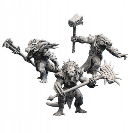 CROCOGATOR LIZARDMEN Druk 3d White Angels