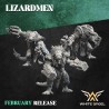 CROCOGATOR LIZARDMEN Druk 3d White Angels