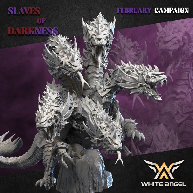 DARK HEAVY HYDRA - Bigusson - Druk 3D - White Angels DARK HEAVY HYDRA - Bigusson - Druk 3D - White Angels