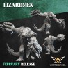 CROCOGATOR LIZARDMEN Druk 3d White Angels