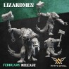CROCOGATOR LIZARDMEN Druk 3d White Angels