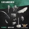 SLIPPERY LIZARD SHAMAN SKYCRAWLER Druk 3d LIZARDMEN White Angels