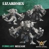 CROCOGATOR LIZARDMEN Druk 3d White Angels