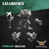 CROCOGATOR LIZARDMEN Druk 3d White Angels