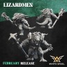 CROCOGATOR LIZARDMEN Druk 3d White Angels