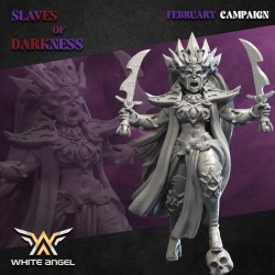 DARK SORCERESS - Bigusson - Druk 3D - White Angels