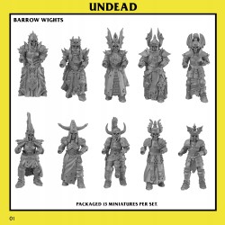 UNDEAD: Barrow Wights Unit x 10 - Monstrous Encounters