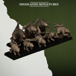 Rats and Rat Masters - Bigusson - Druk 3d - Highlands Miniatures