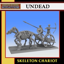 UNDEAD: Skeleton Chariot druk 3d Monstrous Encounters