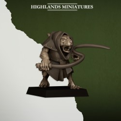 Rats and Rat Masters - Bigusson - Druk 3d - Highlands Miniatures