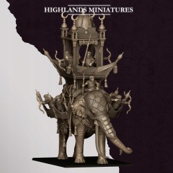 Hobgoblin War Elephant - Highlands Miniatures