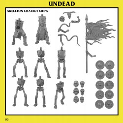 UNDEAD: Skeleton Chariot druk 3d Monstrous Encounters
