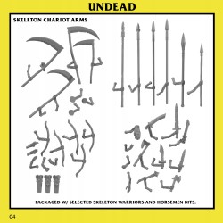 UNDEAD: Skeleton Chariot druk 3d Monstrous Encounters