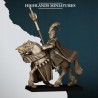 Mounted Aegean Mage on Horse - Bigusson - druk 3d - Highlands Miniatures