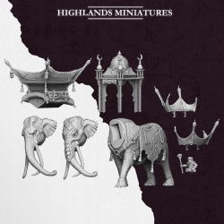 Hobgoblin War Elephant - Highlands Miniatures