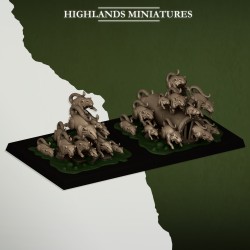 Rat Swarm - Bigusson - Druk 3d - Highlands Miniatures