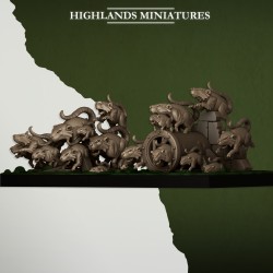Rat Swarm - Bigusson - Druk 3d - Highlands Miniatures