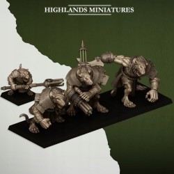 Ratgors and Ratgor Master - Bigusson - Druk 3d - Highlands Miniatures
