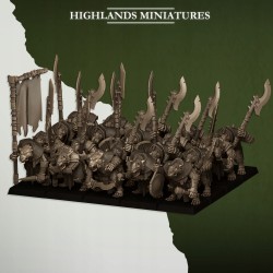 Vermin Vanguard x7 + command - Bigusson - Druk 3d - Highlands Miniatures
