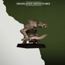 Vermin Vanguard x7 + command - Bigusson - Druk 3d - Highlands Miniatures