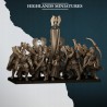 Nemean Lions with Bows x7 + cmd - Bigusson - Highlands Miniatures
