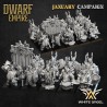 MASTER BEARD WARRIOR x 7 + cmd (new) - Bigusson Miniatures - Druk 3D