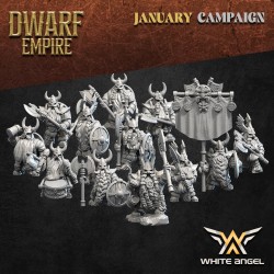 MASTER BEARD WARRIOR x 10 regular (new) - Bigusson Miniatures - Druk 3D