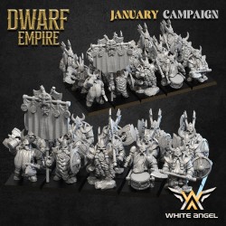 MASTER BEARD WARRIOR x 10 regular (new) - Bigusson Miniatures - Druk 3D