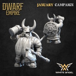 MASTER BEARD WARRIOR x 10 regular (new) - Bigusson Miniatures - Druk 3D
