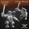 Dwarf Pirate x10 - Bigusson - Druk 3D - White Angels