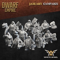 Dwarf Priest Killer x10 - Bigusson - Druk 3D - White Angels