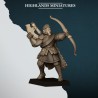 Nemean Lions with Bows x7 + cmd - Bigusson - Highlands Miniatures