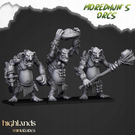 Cave Trolls - Bigusson - Druk 3d - Highlands Miniatures