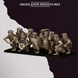 Hobgoblin Backstabbers x 10 druk 3d Chaos Dwarfs Highlands Miniatures