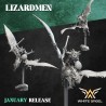 SKYCRAWLER LIZARD x3 druk 3d LIZARDMEN