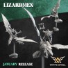 SKYCRAWLER LIZARD x3 druk 3d LIZARDMEN