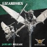 SKYCRAWLER LIZARD x3 druk 3d LIZARDMEN