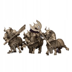 Marduk Minotaurs x3 regular Druk 3d Krasnoludy Chaosu Highlands Miniatures