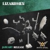 SKYCRAWLER LIZARD x3 druk 3d LIZARDMEN