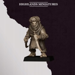 Hobgoblin Backstabbers x 10 druk 3d Chaos Dwarfs Highlands Miniatures