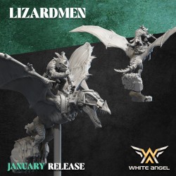 SKYCRAWLER LIZARD x3 druk 3d LIZARDMEN