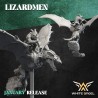 SKYCRAWLER LIZARD x3 druk 3d LIZARDMEN