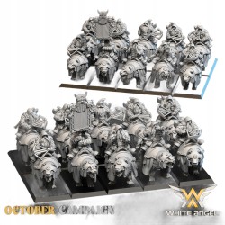 Dwarf Ranger Bear x5 Krasnoludy White Angel Miniatures