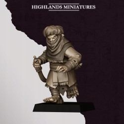 Hobgoblin Backstabbers x 10 druk 3d Chaos Dwarfs Highlands Miniatures