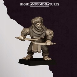 Hobgoblin Backstabbers x 10 druk 3d Chaos Dwarfs Highlands Miniatures