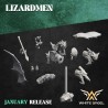 SKYCRAWLER LIZARD x3 druk 3d LIZARDMEN
