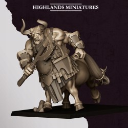 Marduk Minotaurs x3 regular Druk 3d Krasnoludy Chaosu Highlands Miniatures