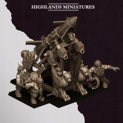 Sons of Marduk Rocket | Highlands Miniatures | Chaos Dwarfs