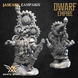 DWARF MASTER ENGINEER - Bigusson - Druk 3D - White Angels
