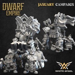 THE DWARF KING - Bigusson - Druk 3D - White Angels